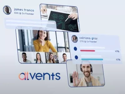 Alvents corporate communications & virtual events platform