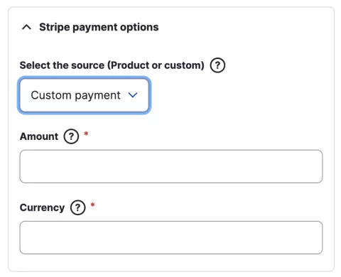 Stripe Webform Payment configuration- Custom Pricing Source